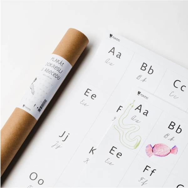 Plak�t Dokresli si abecedu